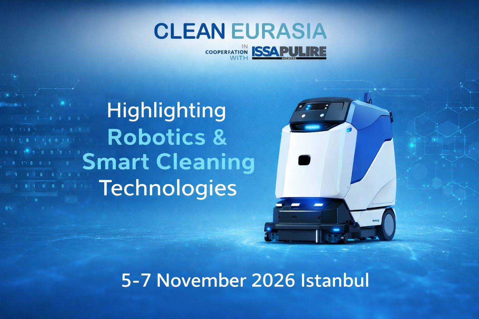 CleanEurasia, 5. düzenlemesinde robotik ve akıllı temizlik teknolojilerine odaklanıyor